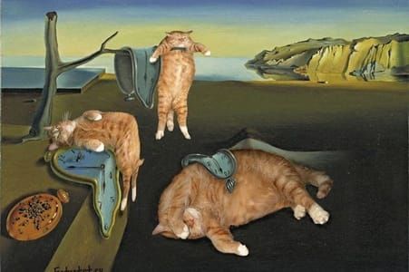 Artwork Title: Salvador Dali, The Persistence of Cat’s Memory