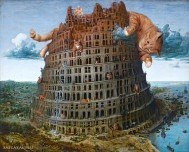 Artwork Title: Based on Pieter Bruegel the Elder, The Little Tower of Babel