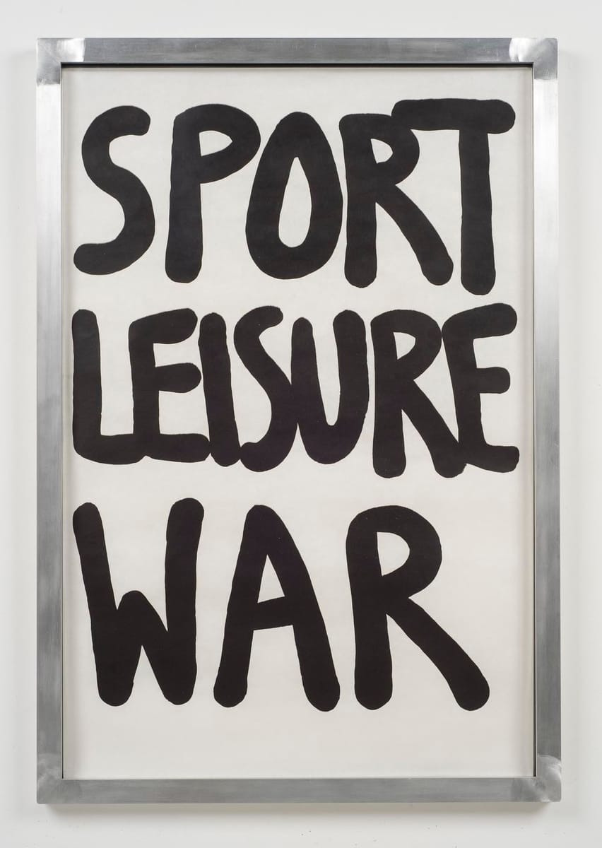 Artwork Title: Sport Leisure War
