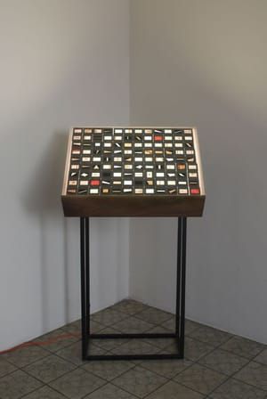 Artwork Title: Sin título (Caja de luz con diapositivas)