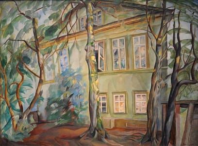 Artwork Title: Дом в деревьях (The House in the Trees)
