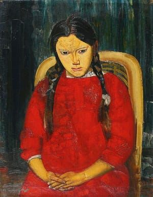 Artwork Title: Girl in Red