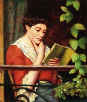 Artwork Title: Reading by the window