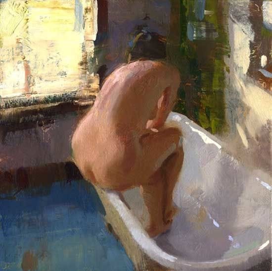 Artwork Title: Nude in Tub