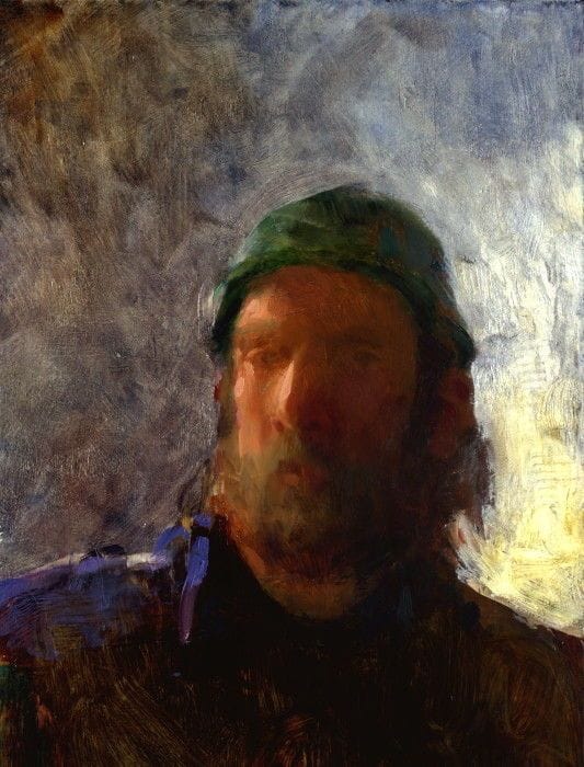 Artwork Title: Self Portrait with Green Hat