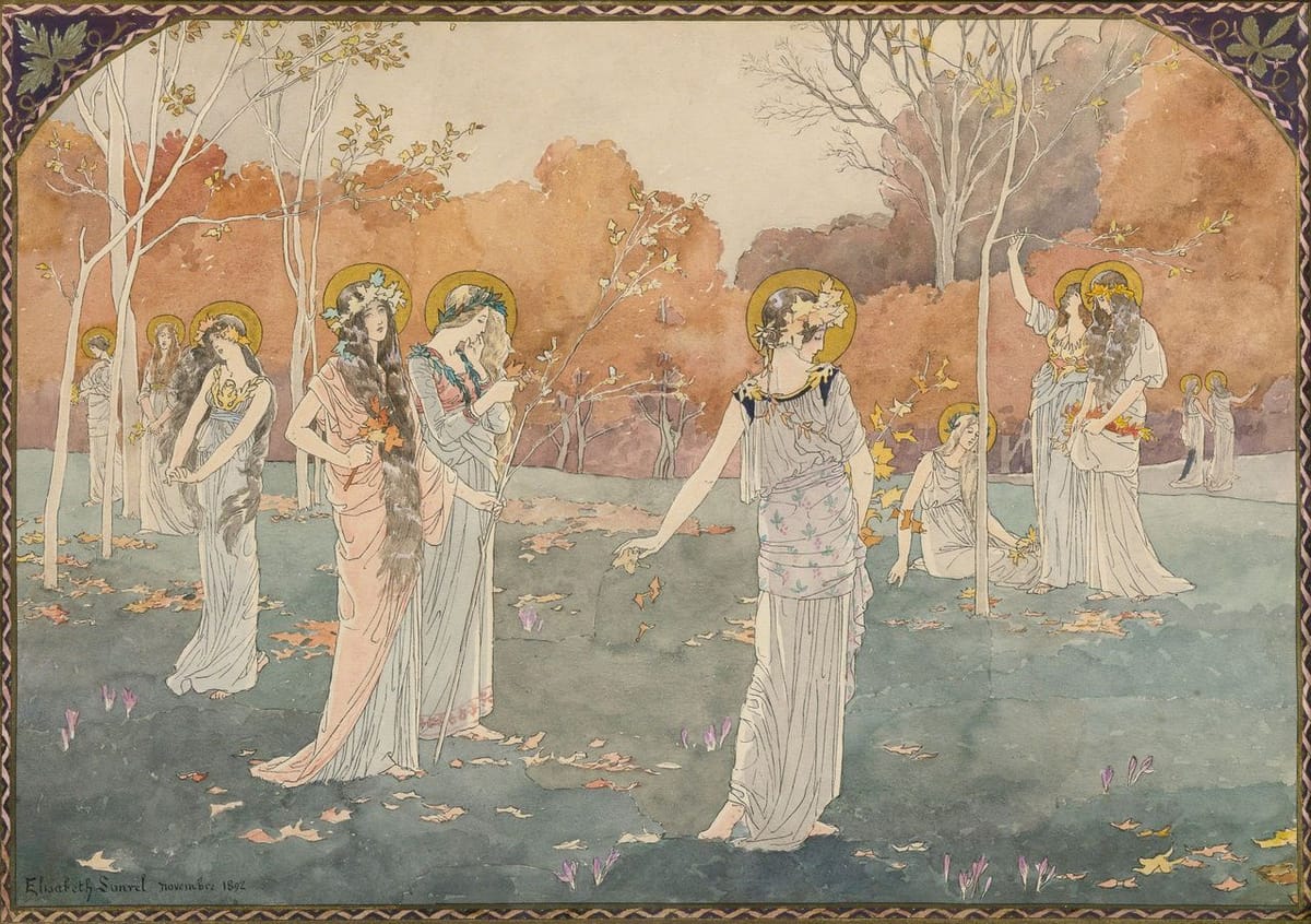 Artwork Title: A Garden of Maidens