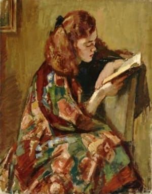 Artwork Title: Jeune fille lisant (1921)