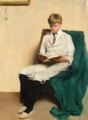 Artwork Title: Portrait of a Boy Reading