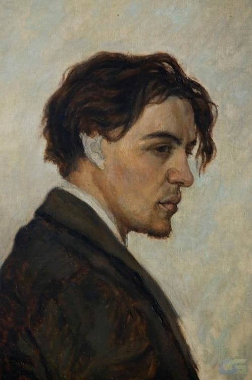 Artwork Title: Portrait of Anton Chekhov by his brother