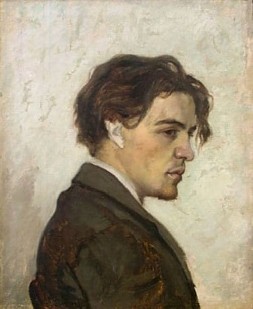 Artwork Title: Portrait of Anton Chekhov by his brother