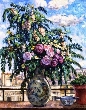 Artwork Title: Bouquet (View from the Artist's Studio)