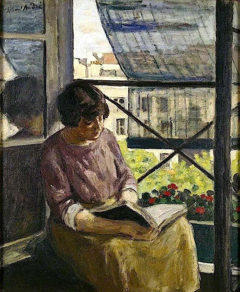 Artwork Title: Woman at a Window
