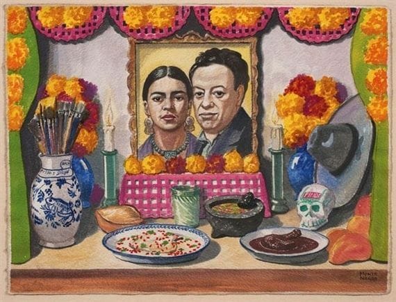 Artwork Title: Frida y Diego Amor