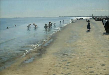 Artwork Title: Summer Day on Skagen's Southern Beach 1884