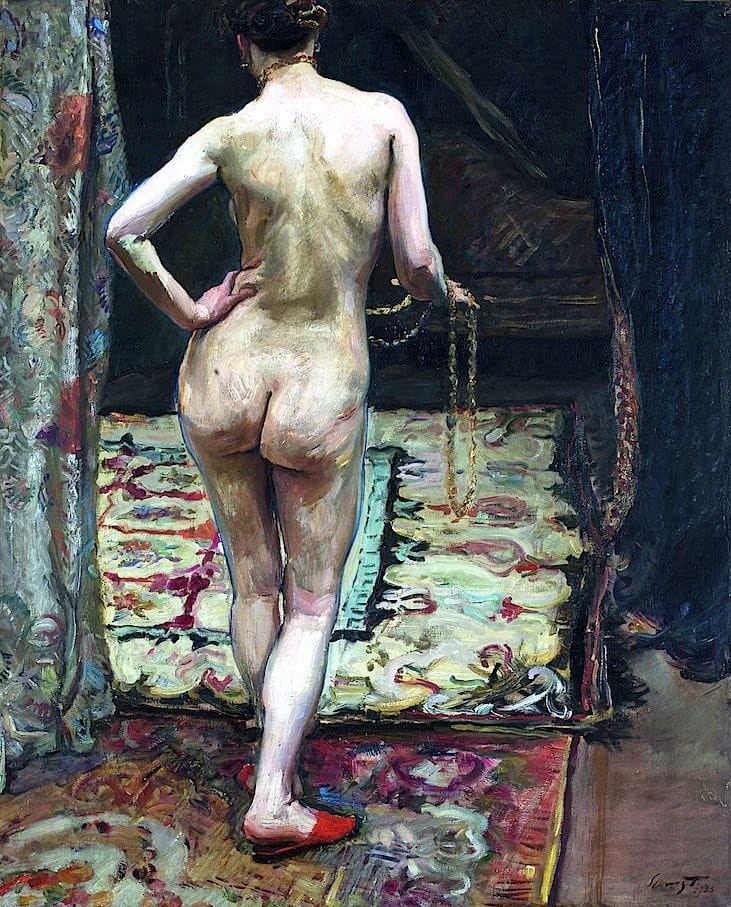 Artwork Title: Female Nude from the Back