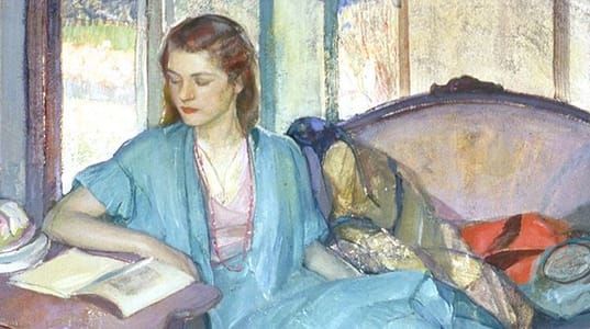 Artwork Title: Young Lady Reading