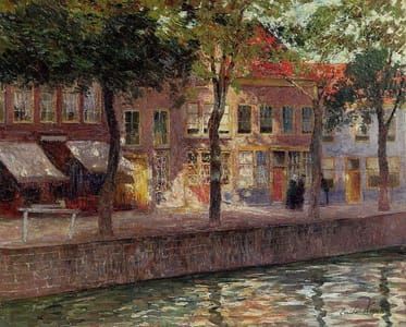 Artwork Title: Canal in Zeeland