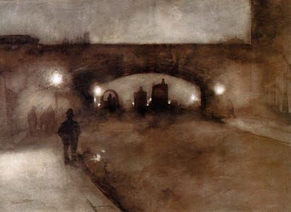 Artwork Title: Waterloo Bridge At Night