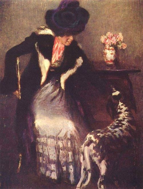 Artwork Title: Lady with a Dog