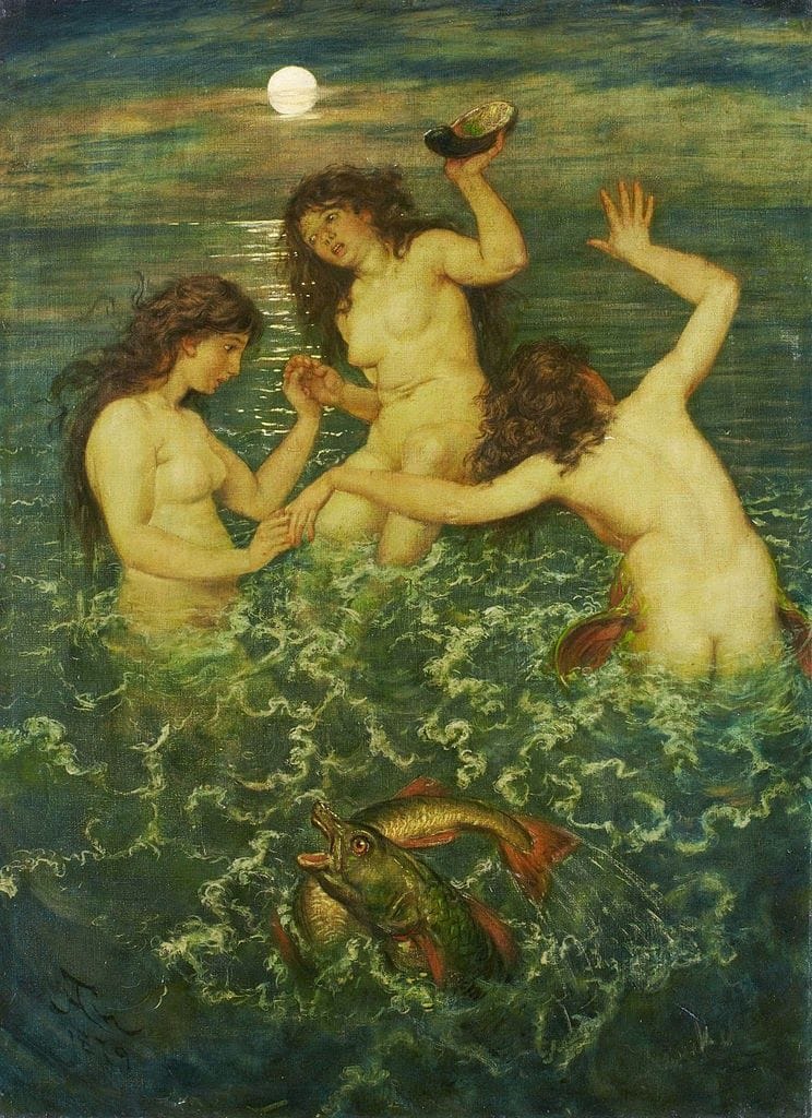 Artwork Title: Drei Meerweiber (Three Mermaids)