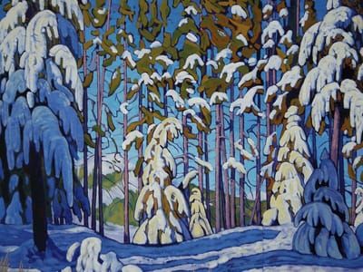 Artwork Title: Winter in the Northern Woods