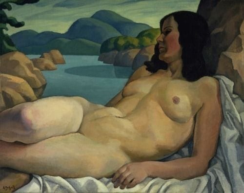 Artwork Title: Nude in Landscape