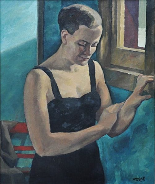 Artwork Title: Woman before a Window