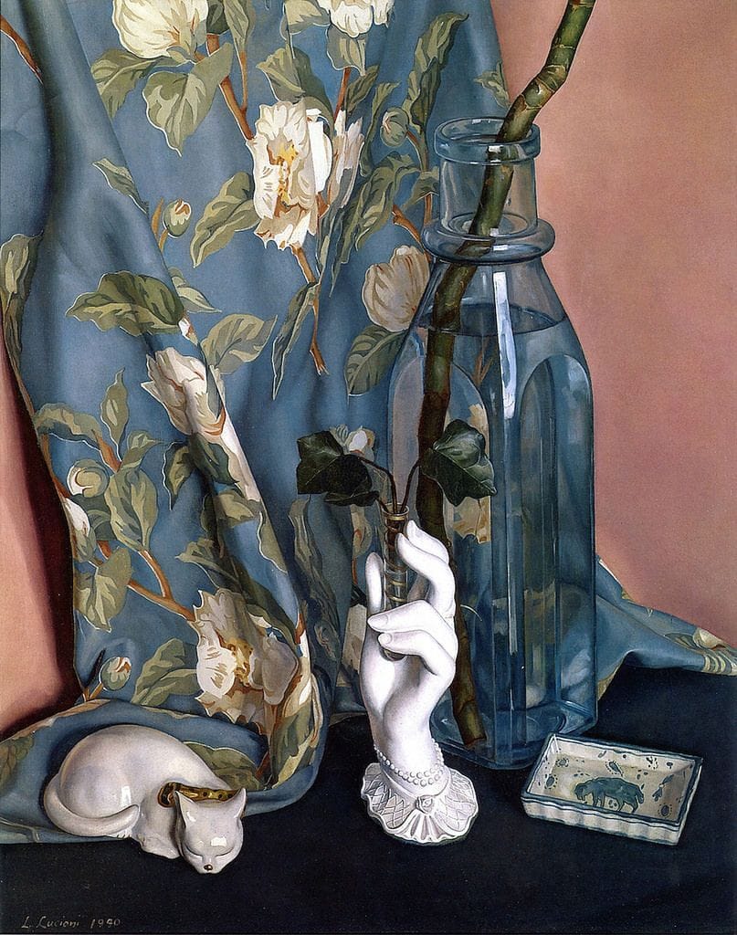 Artwork Title: Arrangement in Blue and White