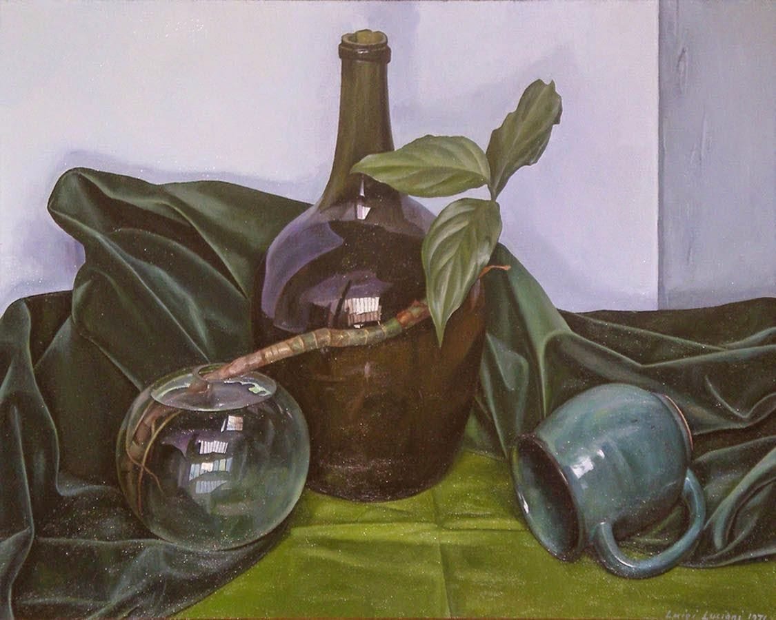 Artwork Title: Still Life With Blue Bottle