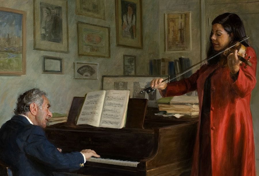 Artwork Title: The Franks Playing Mozart