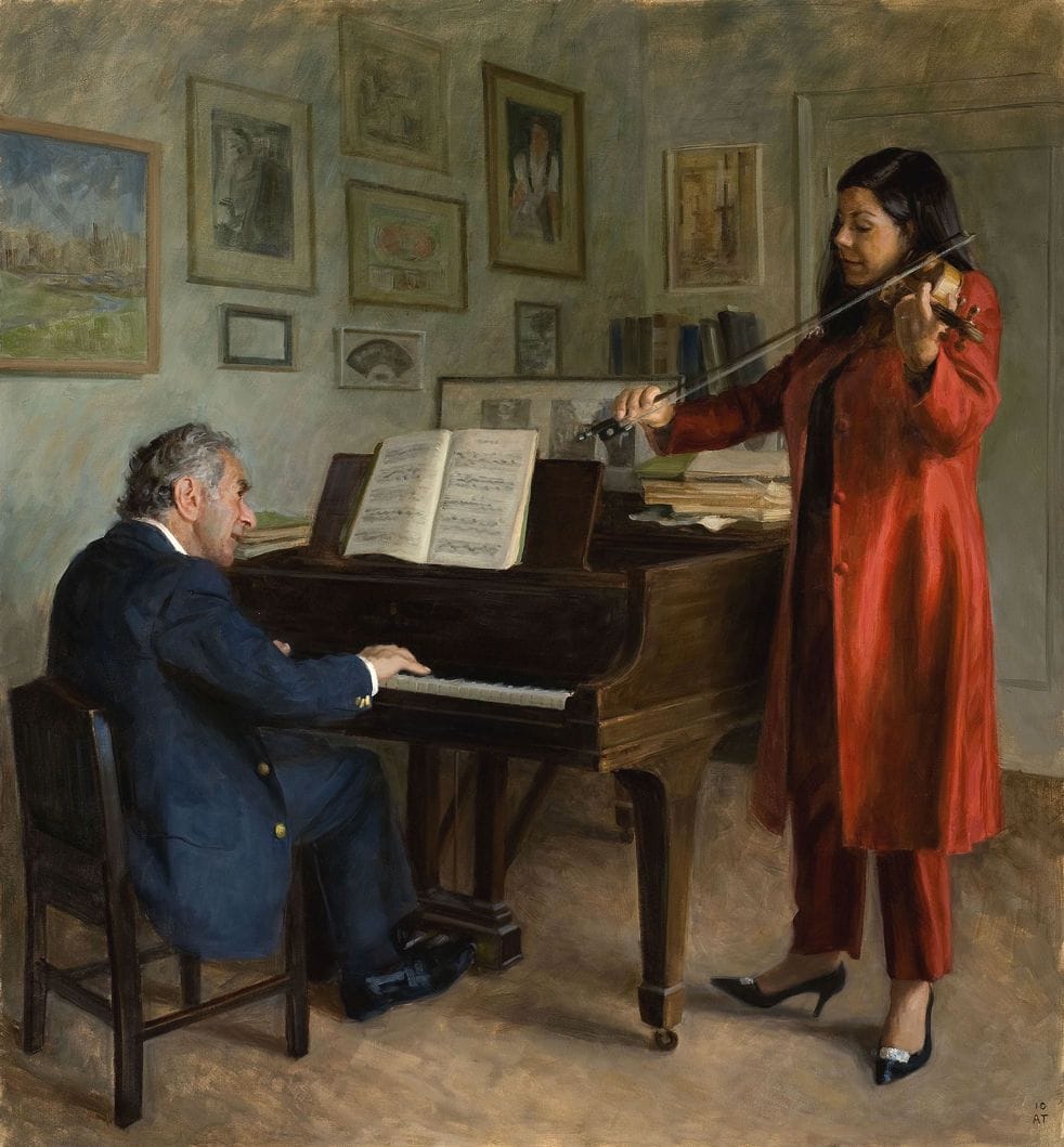 Artwork Title: The Franks Playing Mozart