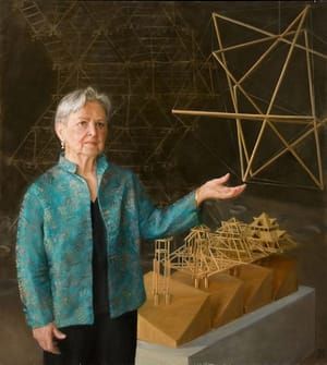Artwork Title: Portrait of Mother, Anne Griswold Tyng (1920-2011) Architect and Professor