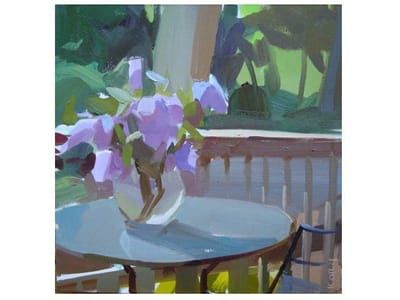 Artwork Title: Lilacs On The Porch