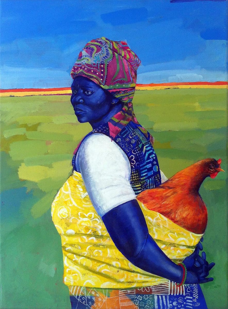 Artwork Title: Rainbow And Her Hen