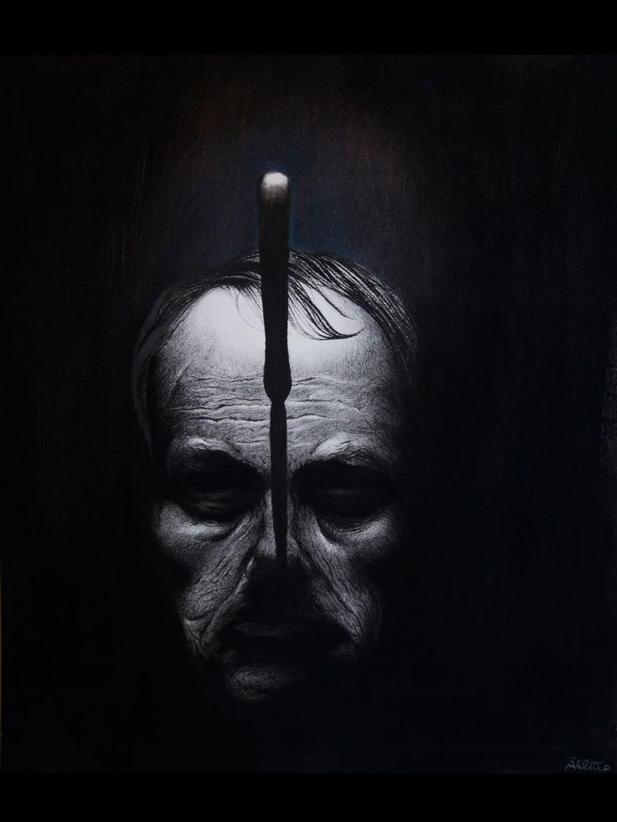 Artwork Title: Portrait of Charles Baudelaire