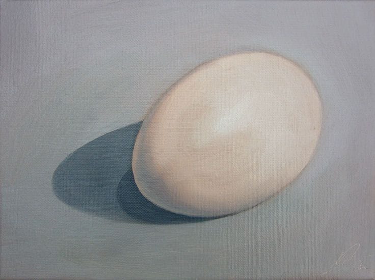 Artwork Title: Portret van een Ei, Stilleven (Portrait of an Egg, Still Life)