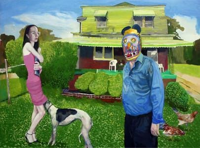 Artwork Title: Fearful Dog