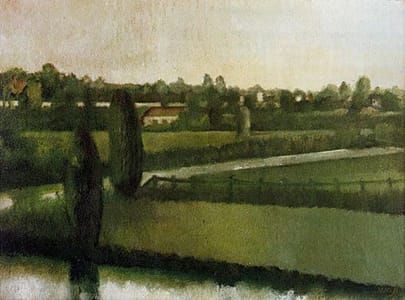 Artwork Title: Landschap met sloten (Landscape with Ditches)