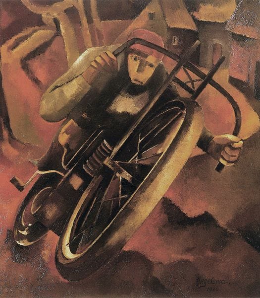 Artwork Title: De Motorrijder (Motorcyclist)