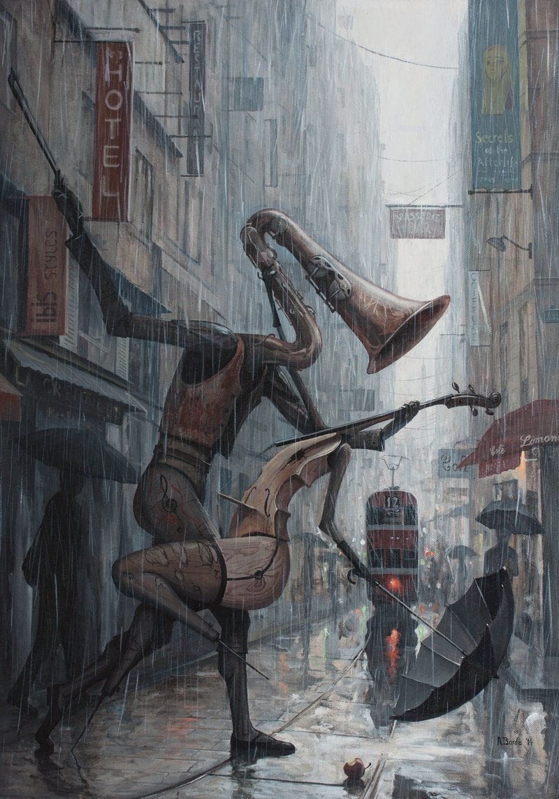 Artwork Title: Life Is A Dance In The Rain III