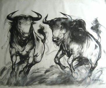 Artwork Title: Bulls