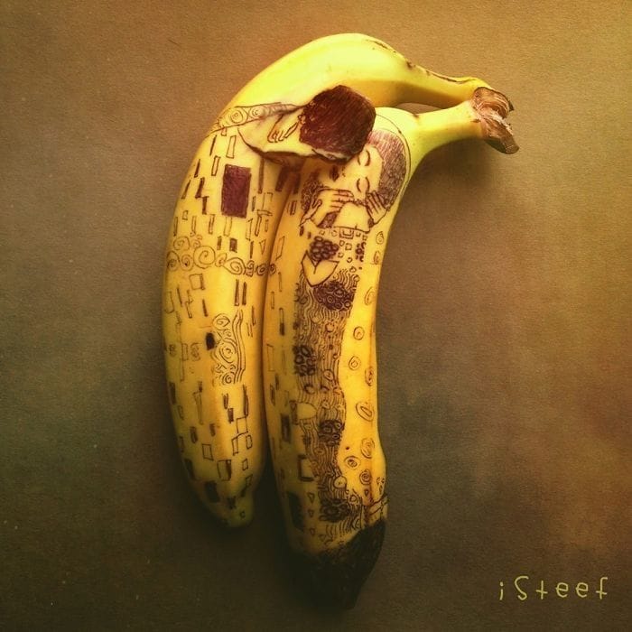 Artwork Title: The Kiss (Banana Lovers)