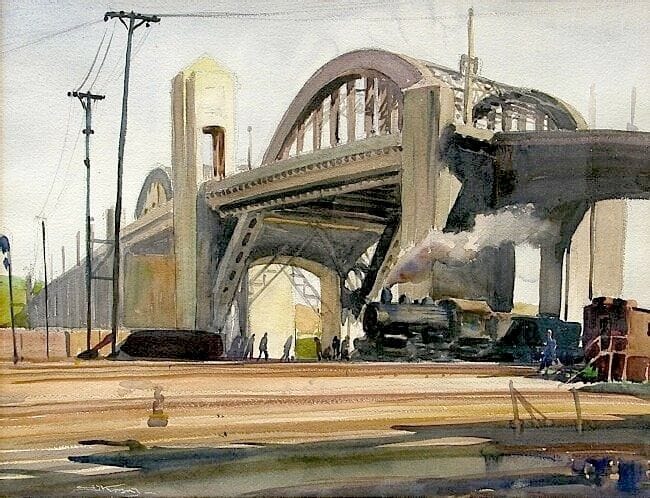 Artwork Title: 6th Street Bridge, Los Angeles