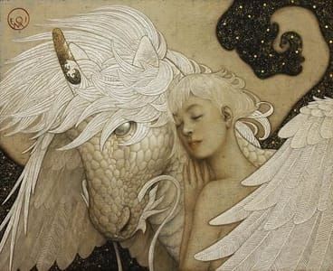 Artwork Title: Kirin and the Maiden