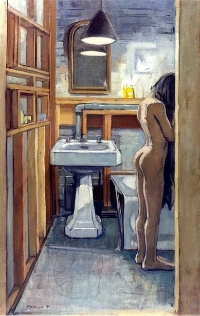Artwork Title: Loft Interior With Nude