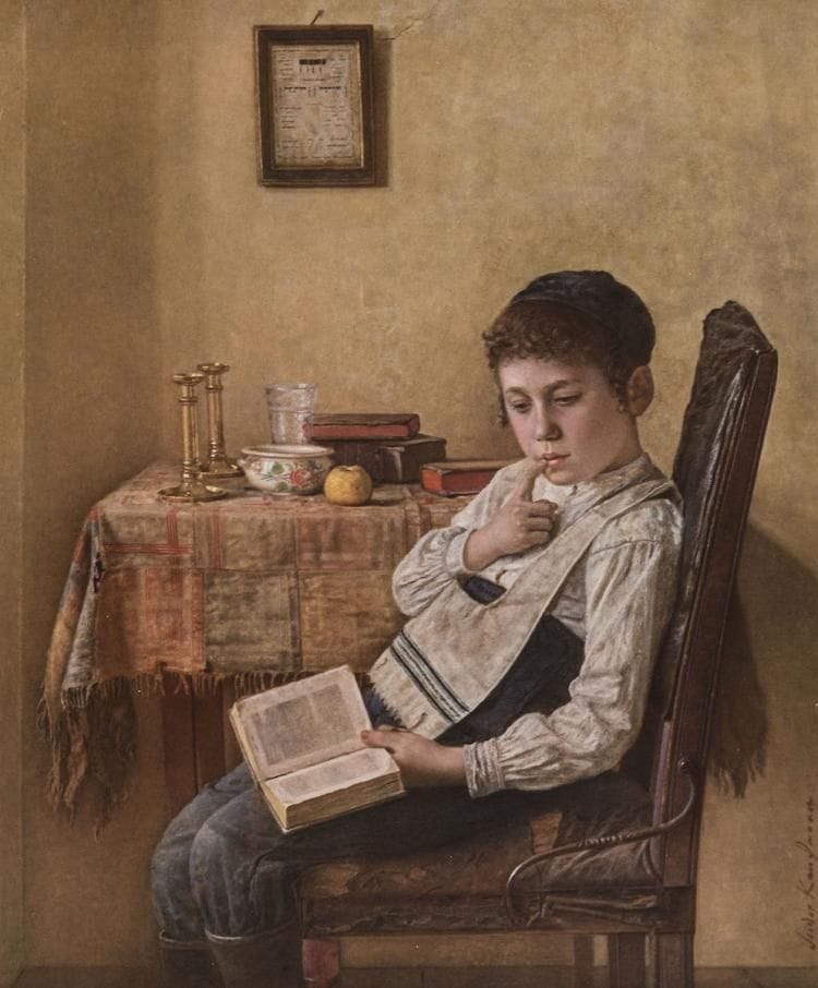 Artwork Title: Boy Reading