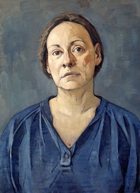 Artwork Title: Self Portrait (Blue Shirt)