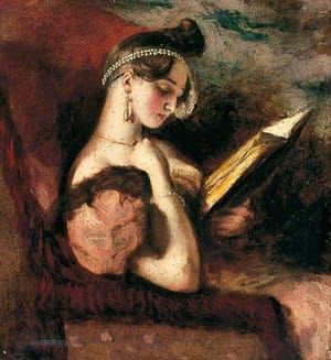 Artwork Title: A Girl Reading