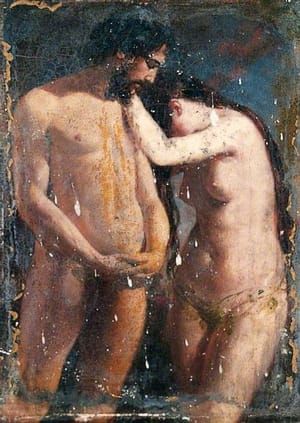 Artwork Title: Sketch of Adam and Eve