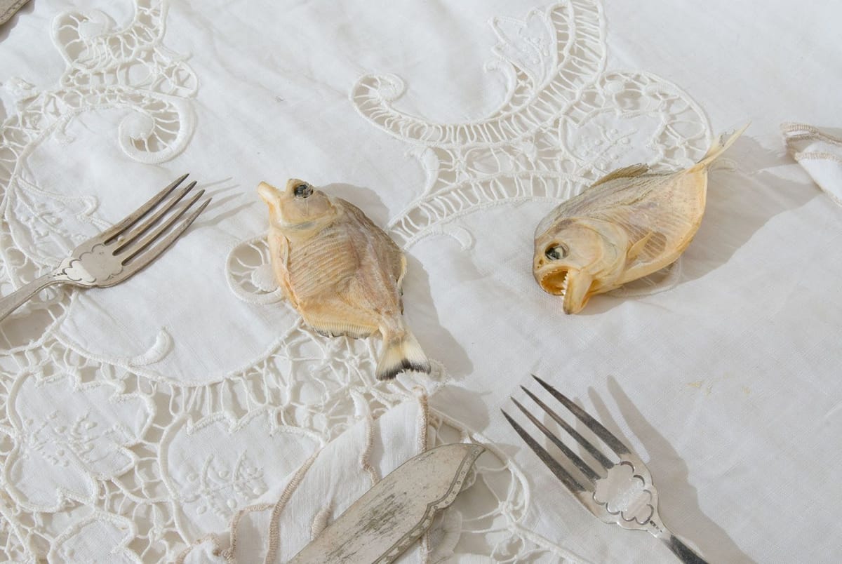Artwork Title: Fish Supper (detail)